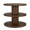 Uttermost Top Tier Oval Walnut Side Table (50320)