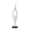 Uttermost Fluid Drop White Stone Sculpture (18311)