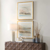 Uttermost So Golden Abstract Landscape Prints Set of 2 (32461)