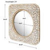 Merak Teak Mosaic Mirror (08299)