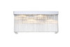 Elegant Furniture and Lighting Harlow 19 Inch Wall Sconce In Chrome (1070W19C)