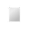 Elegant Furniture and Lighting 36 Inch Rectangle Led Front And Backlit Wall Mirror In Black (MRE6A2736BK)