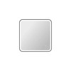 Elegant Furniture and Lighting 30 Inch Rectangle Led Front And Backlit Wall Mirror In Black (MRE6A3030BK)