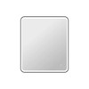 Elegant Furniture and Lighting 42 Round Led Front And Backlit Wall Mirror In Black (MRE6A3642BK)