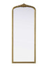 Elegant Furniture and Lighting Naomi Vintage Resin Mirror 24X60 In Antique Brass (MR7F2460AB)