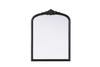 Elegant Furniture and Lighting Naomi Vintage Resin Mirror 27X36 In Vintage Bronze (MR7F2736VB)