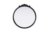 Elegant Furniture and Lighting Naomi Vintage Resin Mirror 30X32 In Vintage Bronze (MR7G30VB)