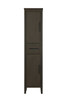 Elegant Furniture and Lighting 16 Inch Bath Storage Cabinet In Mocha Brown (SC293A16MMB)