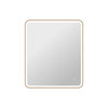 Elegant Furniture and Lighting 42 Round Led Front And Backlit Wall Mirror In Satin Gold (MRE6A3642SG)