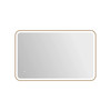 48 Inch Rectangle LED Front and Backlit Wall Mirror in Satin Gold (MRE6A3048SG)