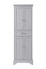 Elegant Furniture and Lighting 24 Inch Bath Storage Cabinet In Grey (SC15024GR)