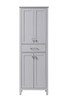 Elegant Furniture and Lighting 24 Inch Bath Storage Cabinet In Grey (SC18824GR)