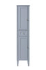 Elegant Furniture and Lighting 16 Inch Bath Storage Cabinet In Grey (SC12516GR)
