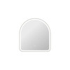 Elegant Furniture and Lighting 32 Inch Arch Led Front And Backlit Wall Mirror In Silver (MRE6D3032SL)