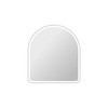 Elegant Furniture and Lighting 42 Inch Arch Led Front And Backlit Wall Mirror In Silver (MRE6D3642SL)