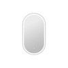 Elegant Furniture and Lighting 36 Inch Oval Led Front And Backlit Wall Mirror In Silver (MRE6C2036SL)