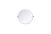 Elegant Furniture and Lighting Amoura 24X24 Pivot Mirror In Silver (MR6G24SIL)