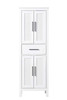 Elegant Furniture and Lighting 24 Inch Bath Storage Cabinet In White (SC295A24WH)