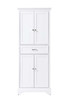 Elegant Furniture and Lighting 28 Inch Bath Storage Cabinet In White (SC15028WH)