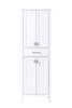 Elegant Furniture and Lighting 24 Inch Bath Storage Cabinet In White (SC18824WH)