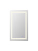 Elegant Furniture and Lighting Riven 40X24 Led Mirror, Adjustable Color 3000K/4200K/6400K (MRE82440)