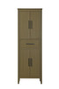 Elegant Furniture and Lighting 24 Inch Bath Storage Cabinet In Chestnut Brown (SC293A24MCB)