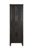 Elegant Furniture and Lighting 24 Inch Bath Storage Cabinet In Chocolate Oak (SC295A24CO)