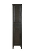 Elegant Furniture and Lighting 16 Inch Bath Storage Cabinet In Chocolate Oak (SC295A16CO)