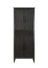 Elegant Furniture and Lighting 28 Inch Bath Storage Cabinet In Chocolate Oak (SC296A28CO)
