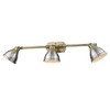 Duncan 3 Light Bath Vanity in Aged Brass (3602-VL3 AB-PW)