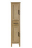 Elegant Furniture and Lighting 16 Inch Bath Storage Cabinet In Linen Oak (SC295A16LO)