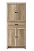 Elegant Furniture and Lighting 28 Inch Bath Storage Cabinet In Natural Oak (SC280128NT)