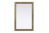 Elegant Furniture and Lighting Noah Rectangle Wood Mirror 24 X 36 In Natural Oak (VM32436NT)