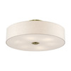 Monroe 6 Light Antique Brass Extra Large Semi-Flush (45848-01)