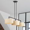 Bellingham 3 Light Bronze Extra Large Linear Chandelier (52263-07)