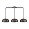 Domma 3 Light English Bronze Extra Large Linear Chandelier (51512-92)