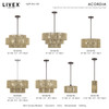 Acordia 5 Light English Bronze Pendant Chandelier (53155-92)