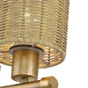 Weavington 4 Light Antique Gold Leaf Large Vanity Sconce (13704-48)