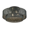 Weavington 4 Light Black Extra Large Semi-Flush (60119-04)