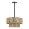 Acordia 4 Light English Bronze Pendant Chandelier (53154-92)