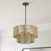 Acordia 4 Light English Bronze Pendant Chandelier (53154-92)