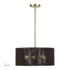 Acordia 3 Light Antique Brass Pendant Chandelier (49123-01)