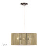 Acordia 3 Light English Bronze Pendant Chandelier (53153-92)