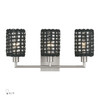 Twinewell 3 Light Brushed Nickel Vanity Sconce (14043-91)