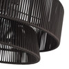 Florell 3 Light English Bronze Large Semi-Flush (49147-92)