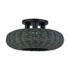 Deluna 3 Light Black Large Semi-Flush (60158-04)