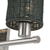 Weavington 3 Light Brushed Nickel Vanity Sconce (13718-91)
