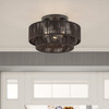 Acordia 3 Light English Bronze Large Semi-Flush (49133-92)
