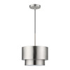 Zolana 1 Light Brushed Nickel Pendant (40059-91)