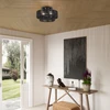 Acordia 3 Light Black Large Semi-Flush (60266-04)